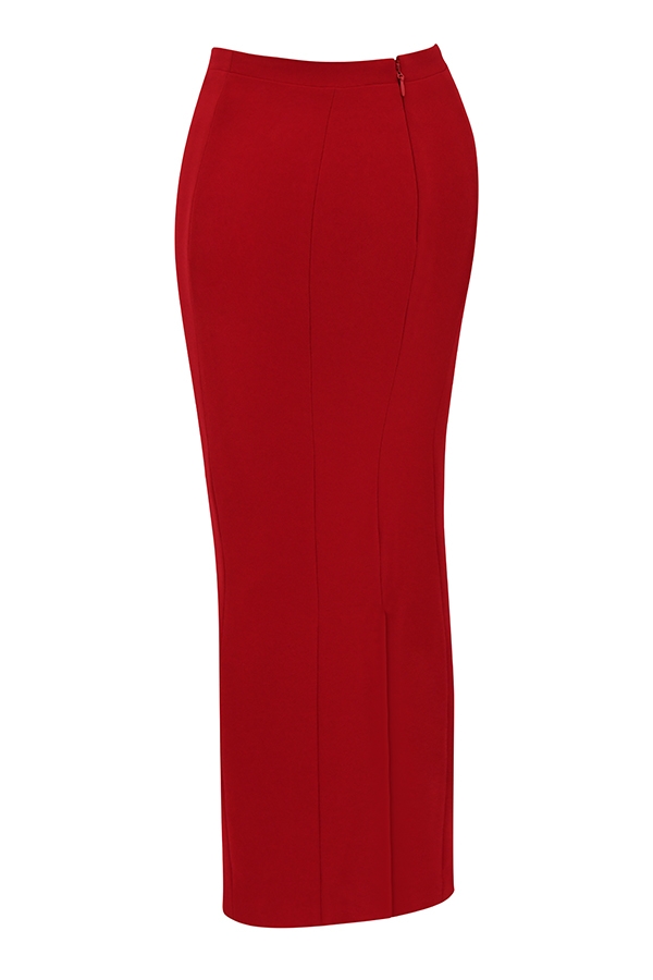 Nayara-Red Rose Maxi Skirt