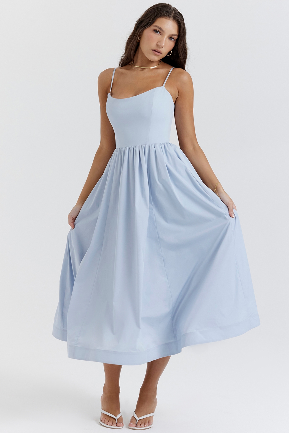 Lolita-Soft Blue Corset Sundress
