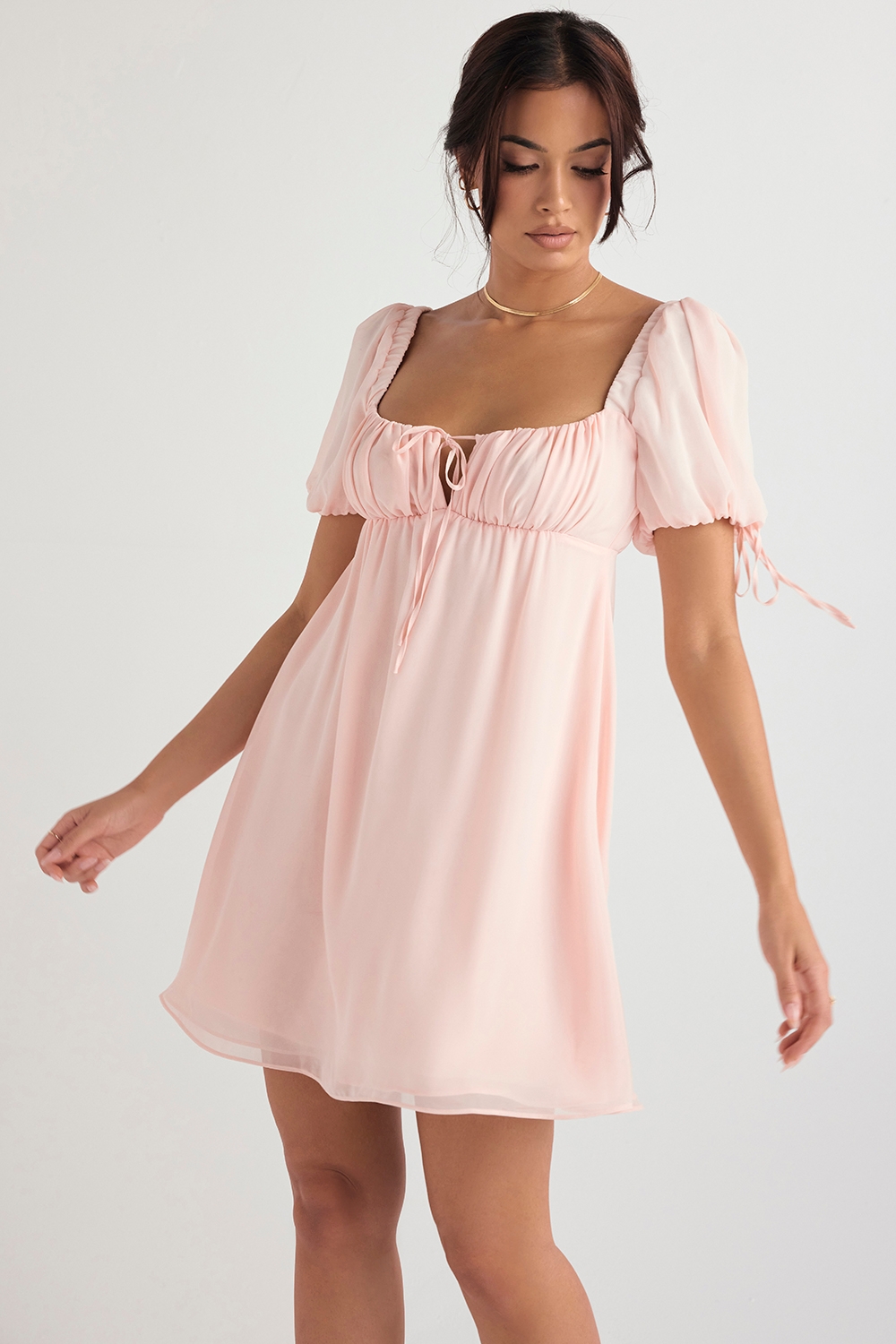 Princess-Pink Quartz Mini Dress - SALE