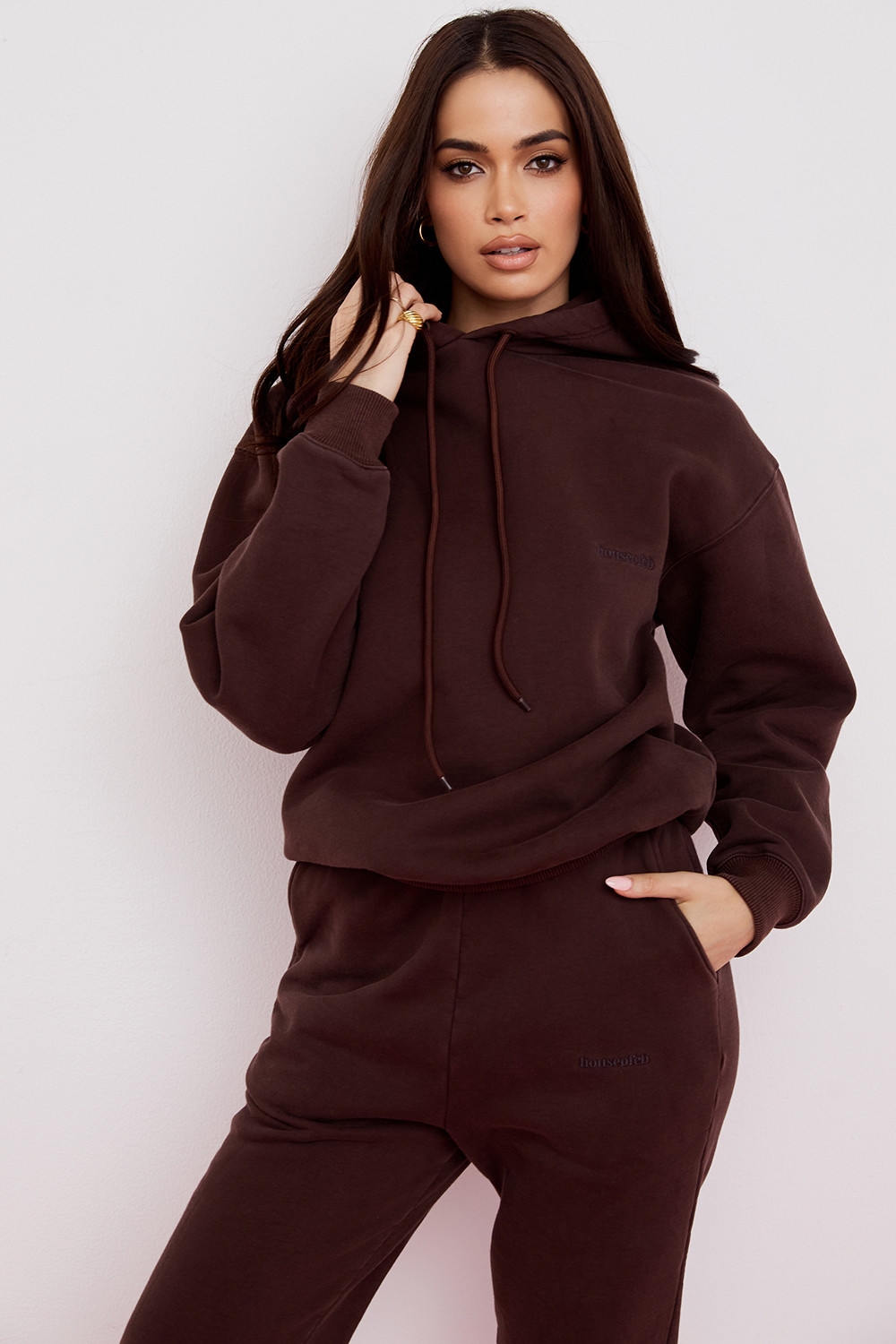 Halo-Chocolate Oversized Hoodie