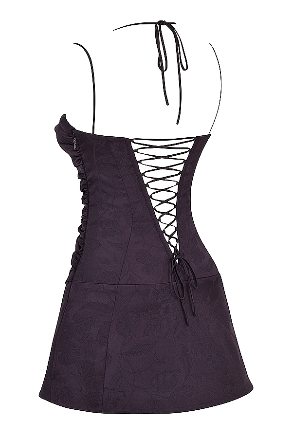 Melia-Nightshade Corset Mini Dress