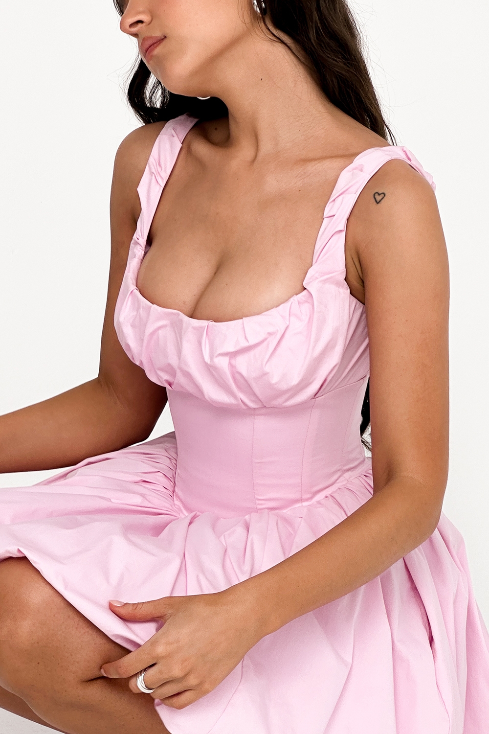 Le Puff-Cotton Candy Cotton Tulle Mini Dress