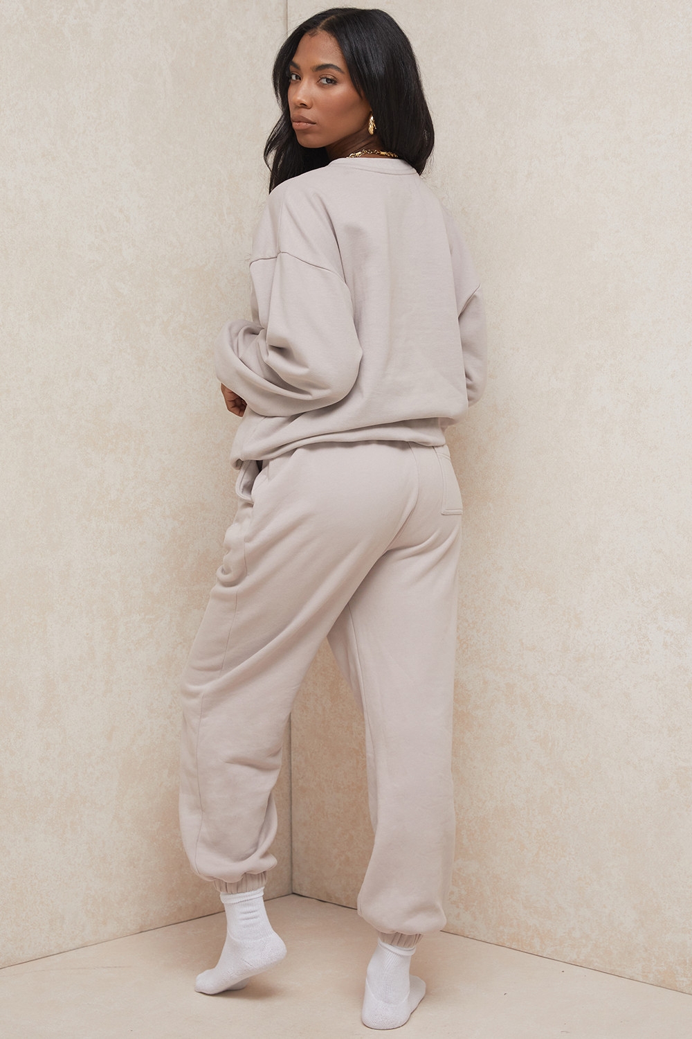 Sky-Stone Fleece Back Jogging Trousers