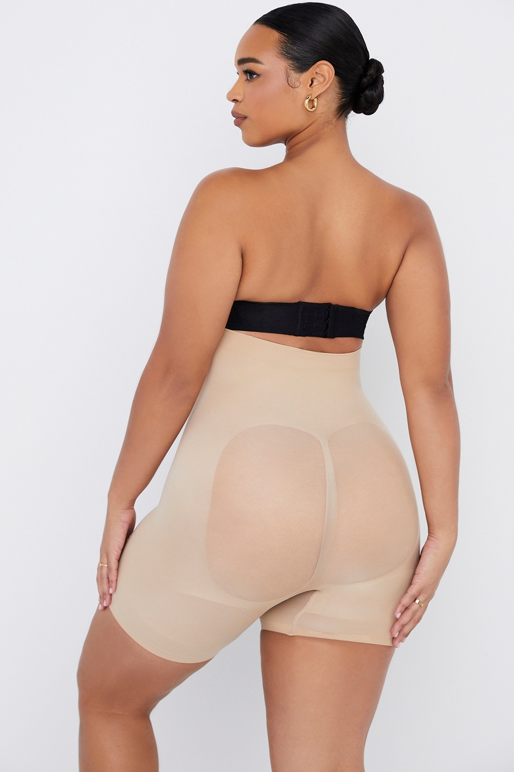 Sculpting Shorts-Almond
