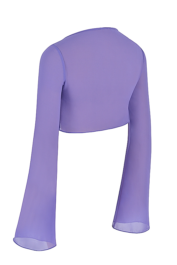 Marseille-Violet Cover Up Top