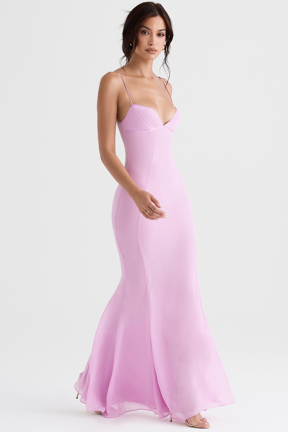 Loren-Pink Maxi Dress