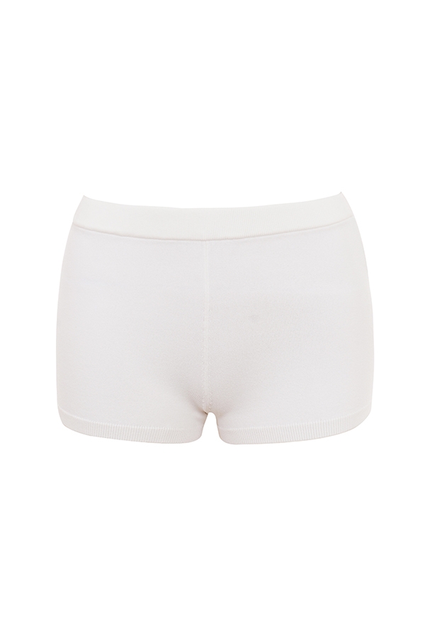 Kai-White Summer Knit Hot Pants - SALE