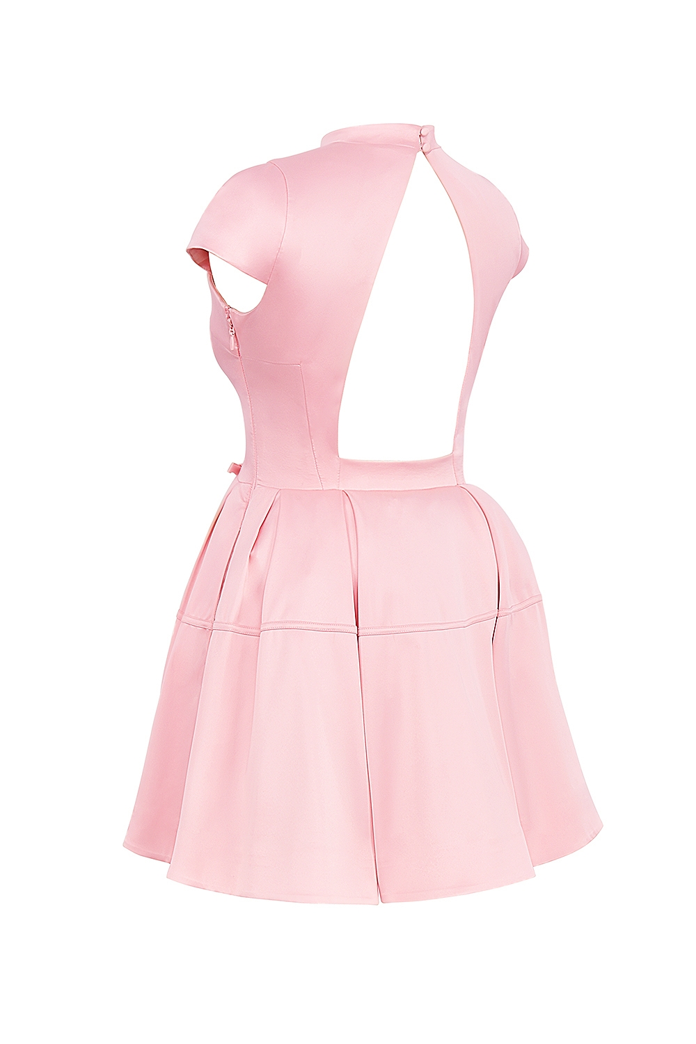 Saida-Parisian Pink Backless Mini Dress - SALE