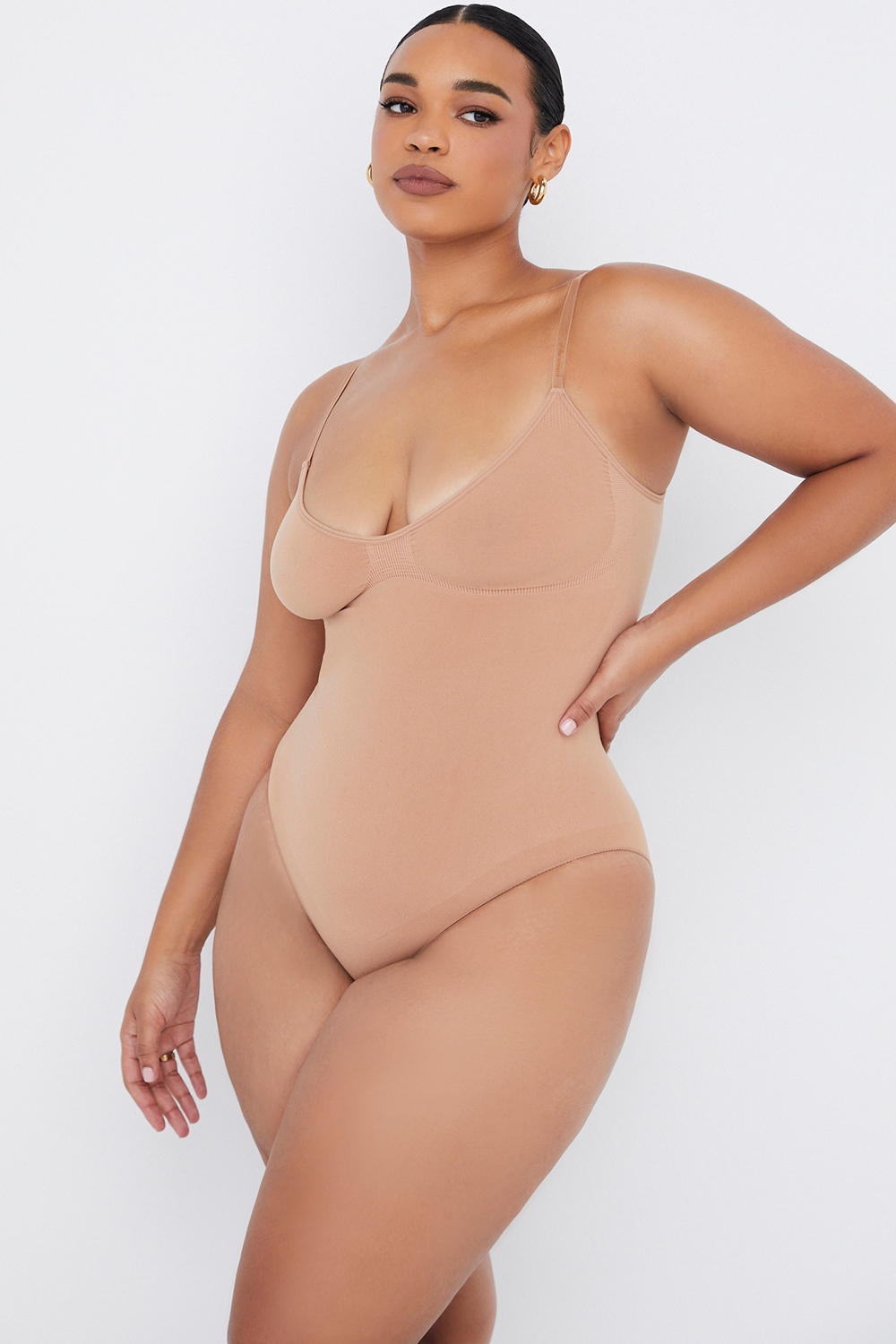Sculpting Full Brief Bodysuit Cafe Au Lait