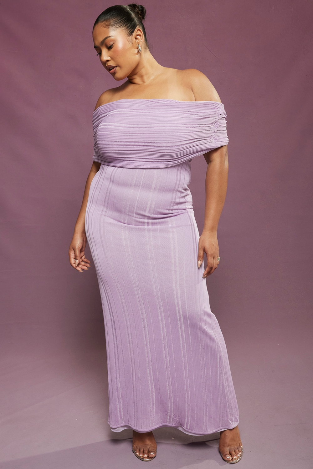 Micah-Orchid Ladder Knit Maxi Dress - SALE