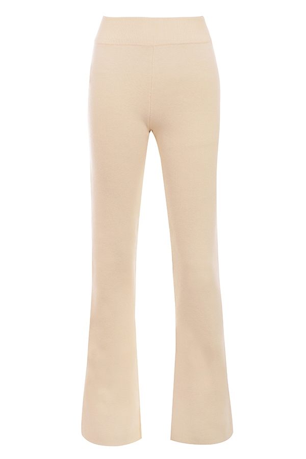 Nereida-Cream Cashmere Blend Trousers - SALE