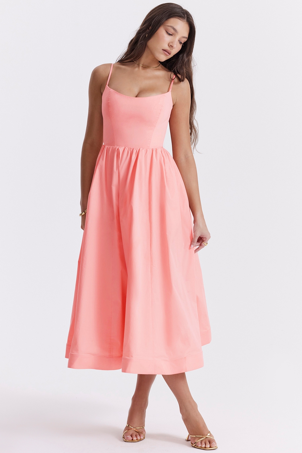 Lolita-Apricot Corset Sundress