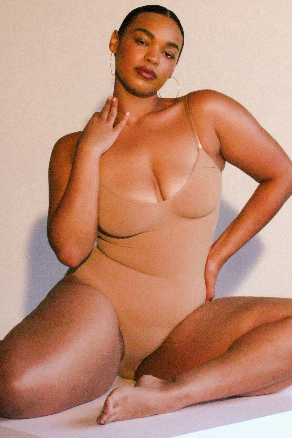 Sculpting Full Brief Bodysuit Cafe Au Lait