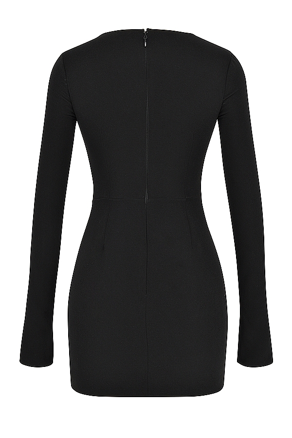 Elize-Black Mini Dress