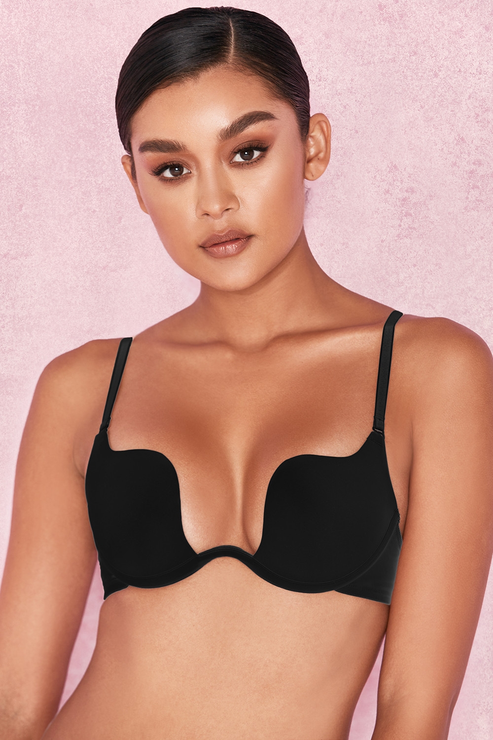 U Bra-Multi Position Adjustable Bra - Black