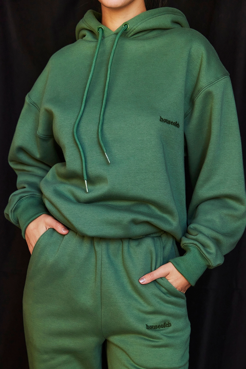 Halo-Moss Oversized Hoodie