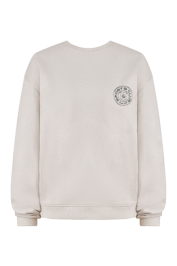 Haze-Cloud Crew Neck Sweatshirt