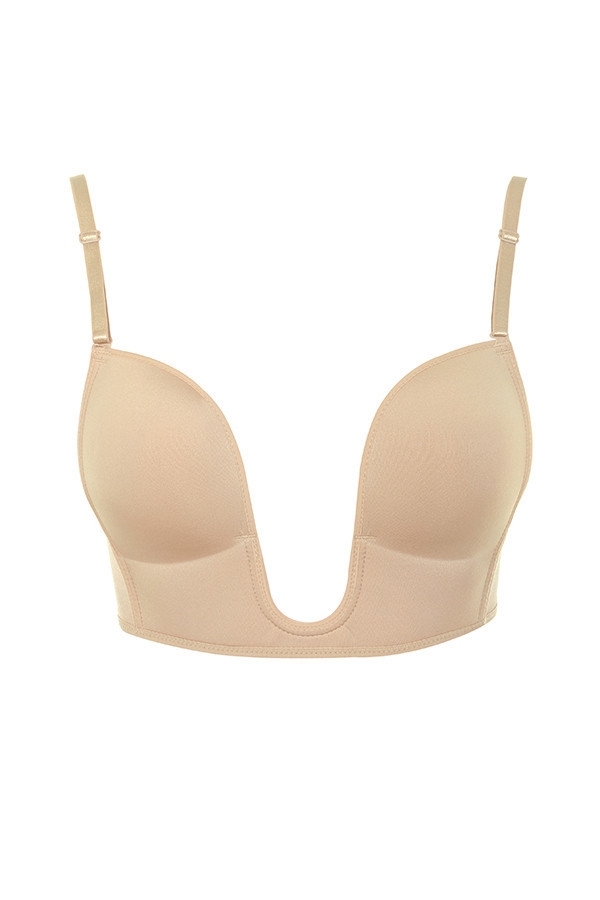 Deep V Bra for Low Cut Dresses - Beige