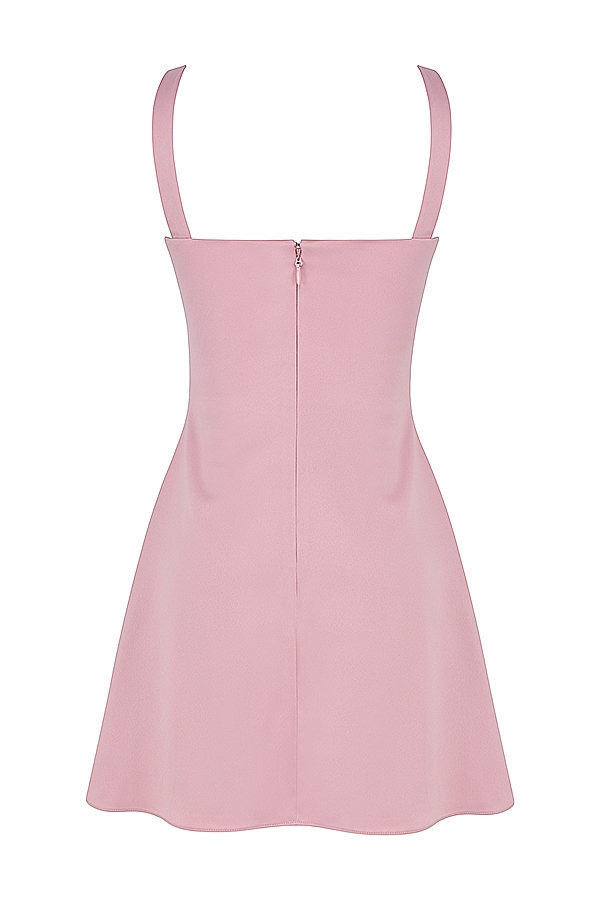 Kara-Pink Quartz Mini Dress