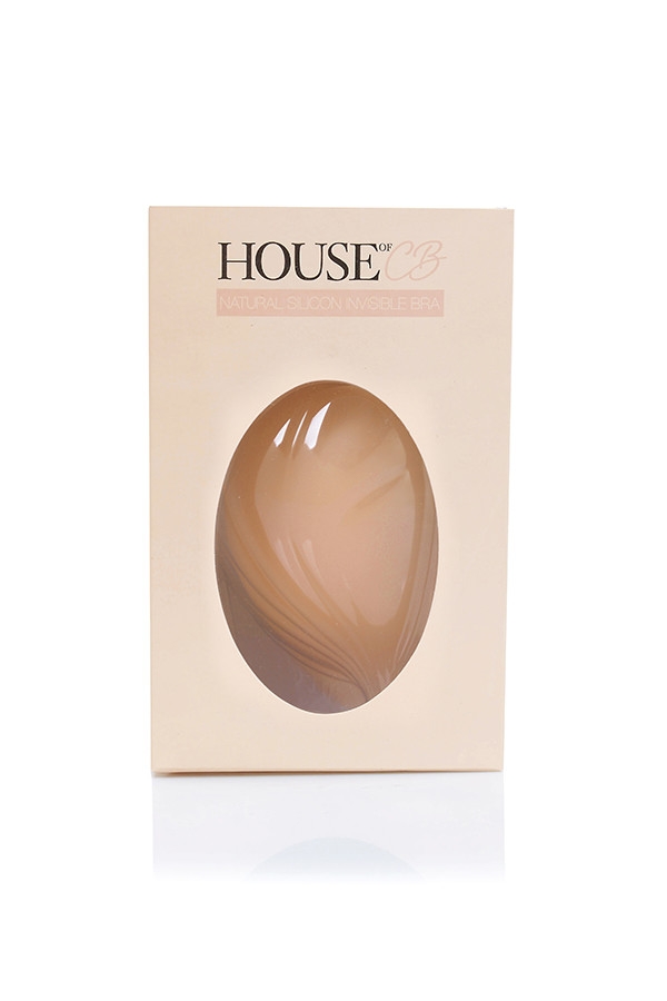 Silicon Front-Fastening Invisible Bra - Caramel