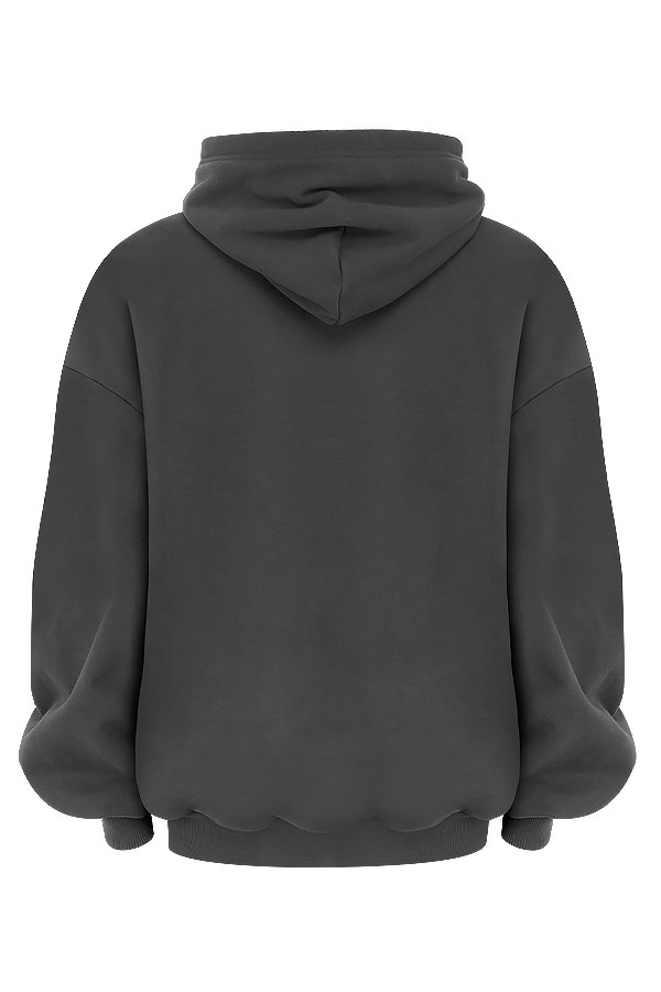 Halo-Charcoal Oversized Hoodie