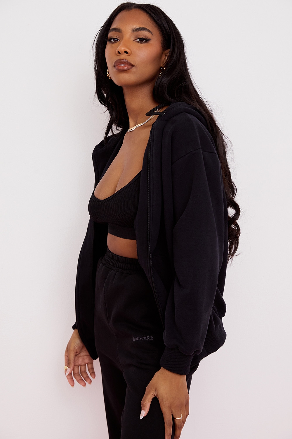 Storm-Ink Zip Through Hoodie