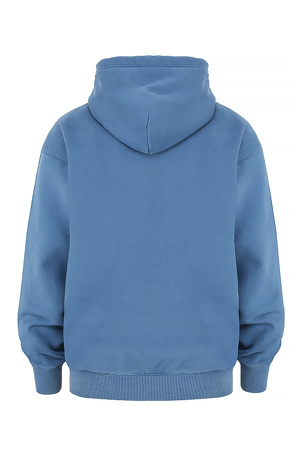 Storm-Azure Zip Through Hoodie