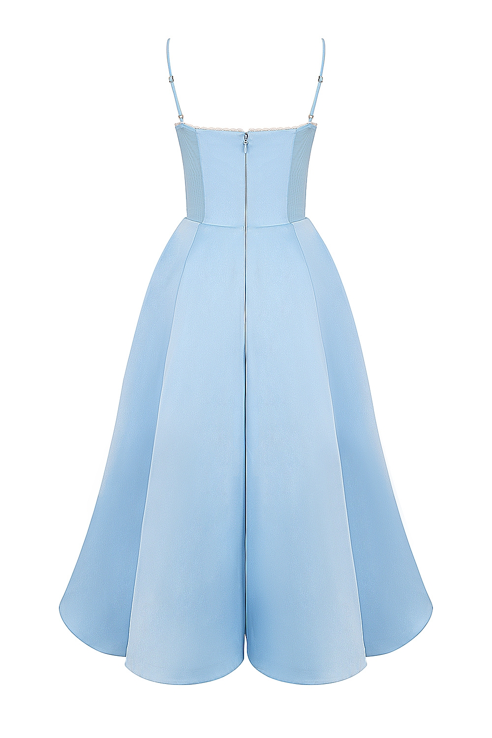 Mademoiselle-Cinderella Blue Tulle Midi Dress