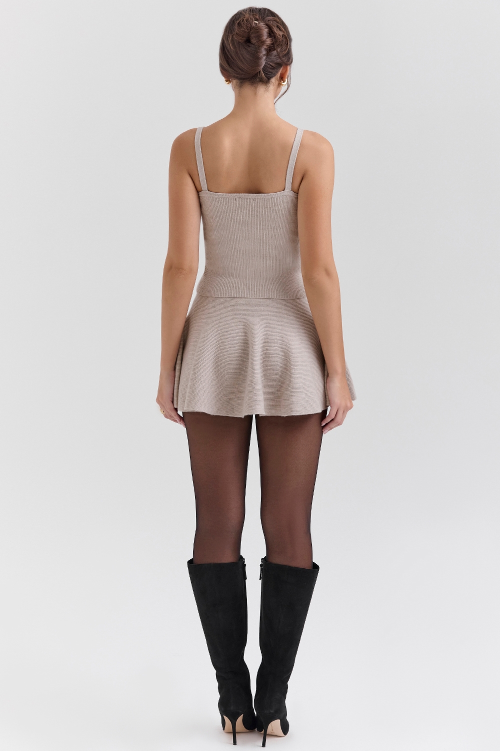 Leigh-Biscuit Wool Cashmere Camisole Top