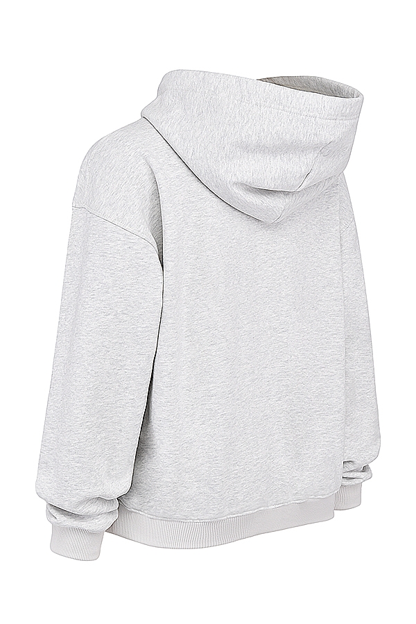 Muse-Light Grey Marl Hoodie