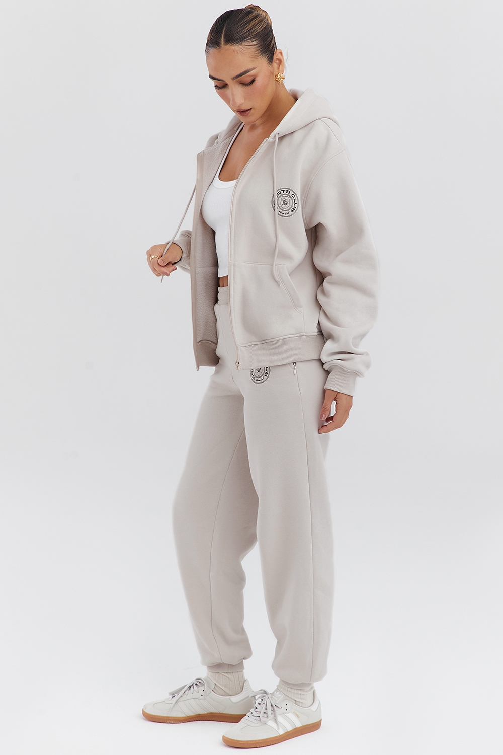 Mirage-Cloud Zip Through Hoodie