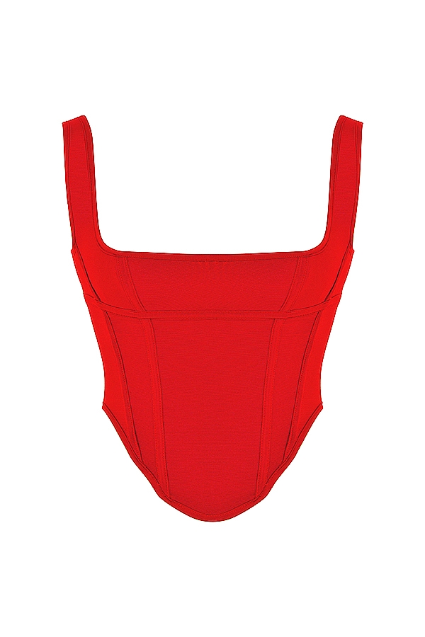 Edetta-Scarlet Mesh Corset