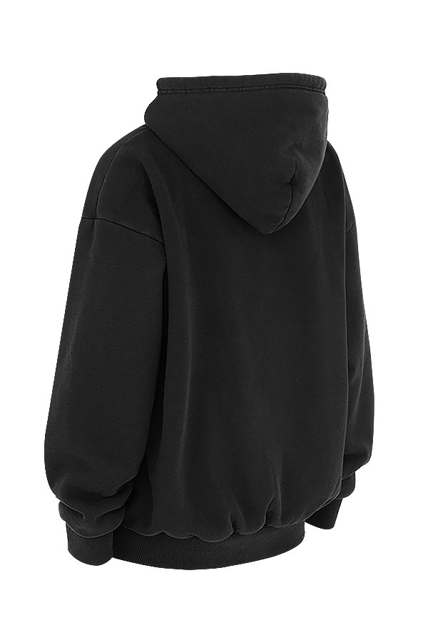 Storm-Ink Zip Through Hoodie