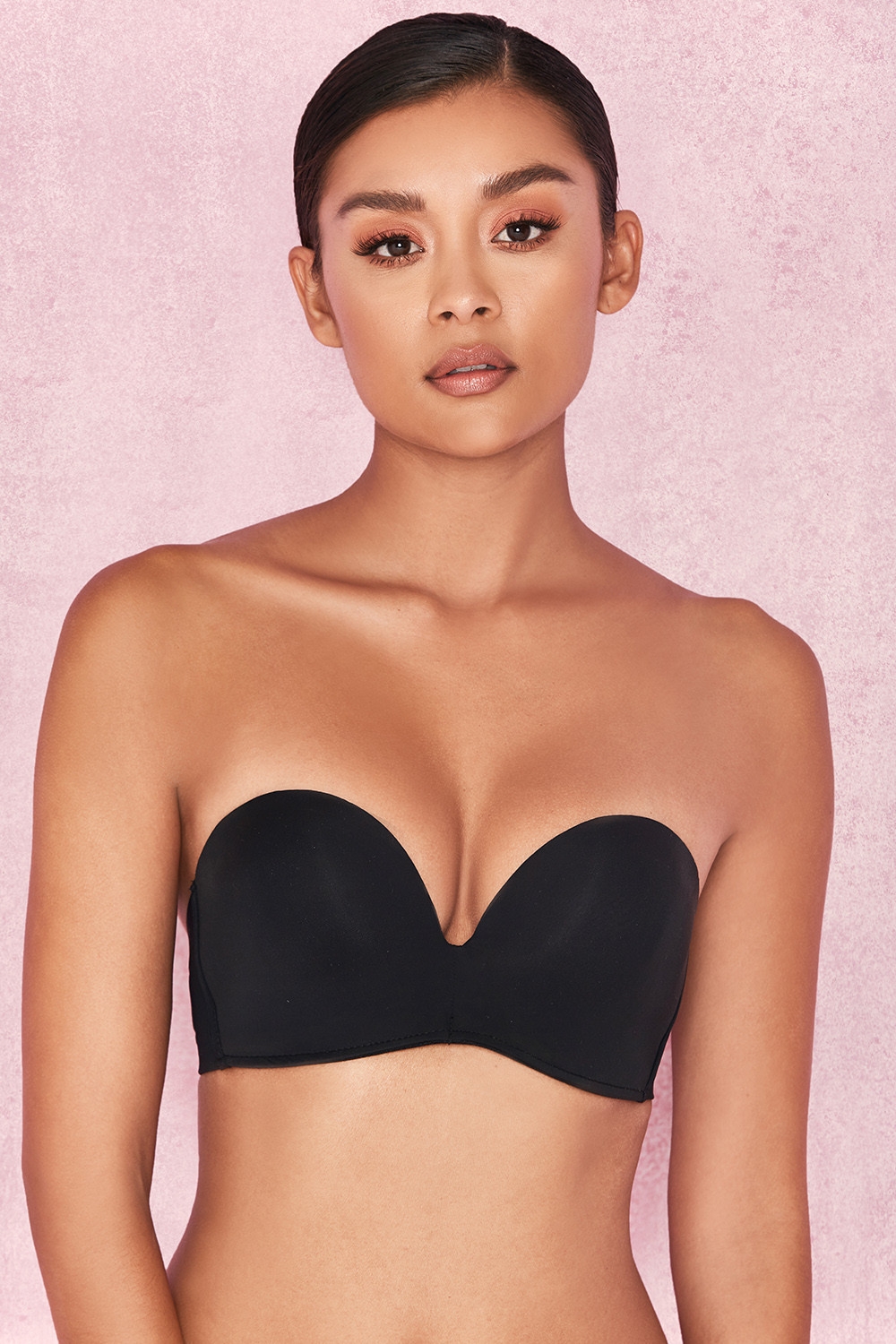 Smooth-Plain Molded Strapless Bra - Black