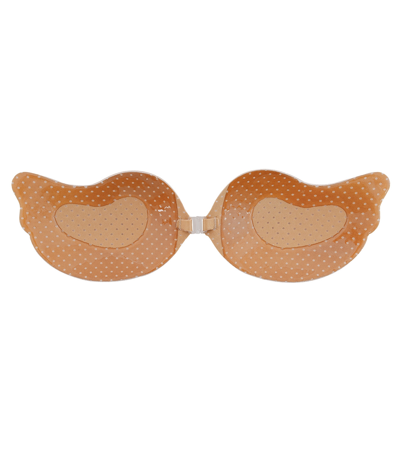V-Front Fastening Moulded Microfibre  Bra - Caramel