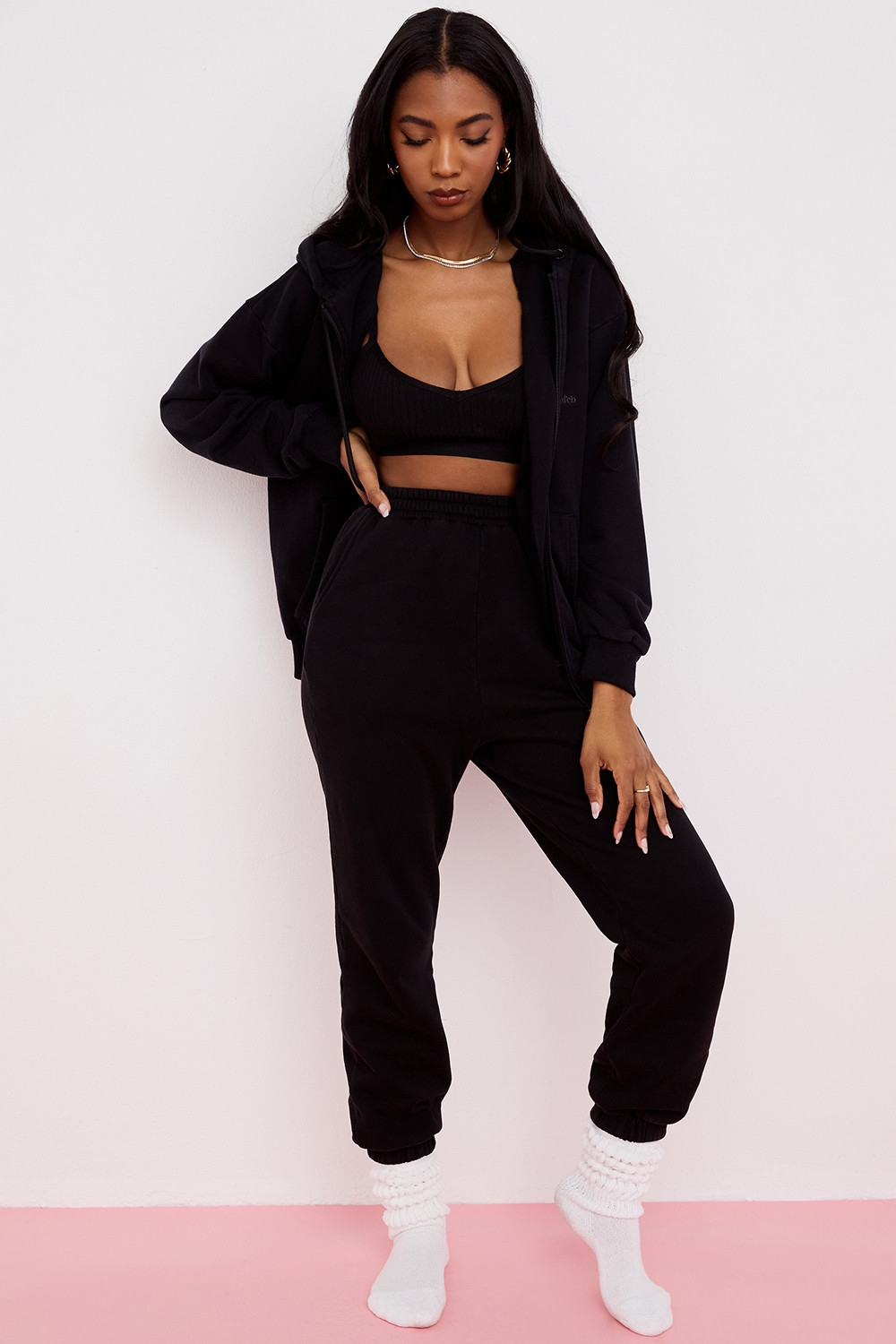 Storm-Ink Zip Through Hoodie