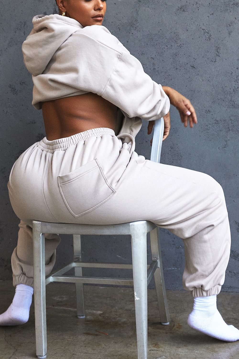 Sky-Stone Fleece Back Jogging Trousers