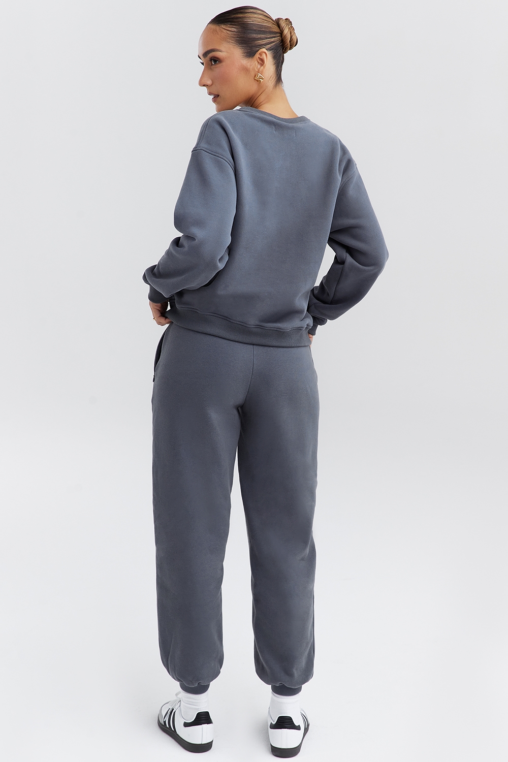 Coast-Slate Fleece Back Jogging Trousers