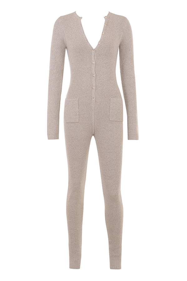 Tiggy-Opal Marl Loungewear Jumpsuit - SALE
