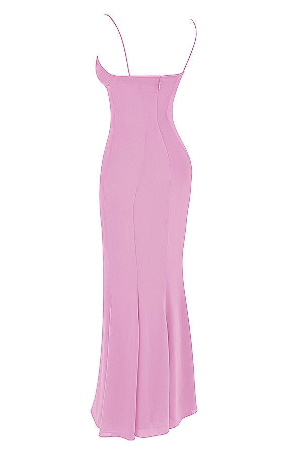 Loren-Pink Maxi Dress