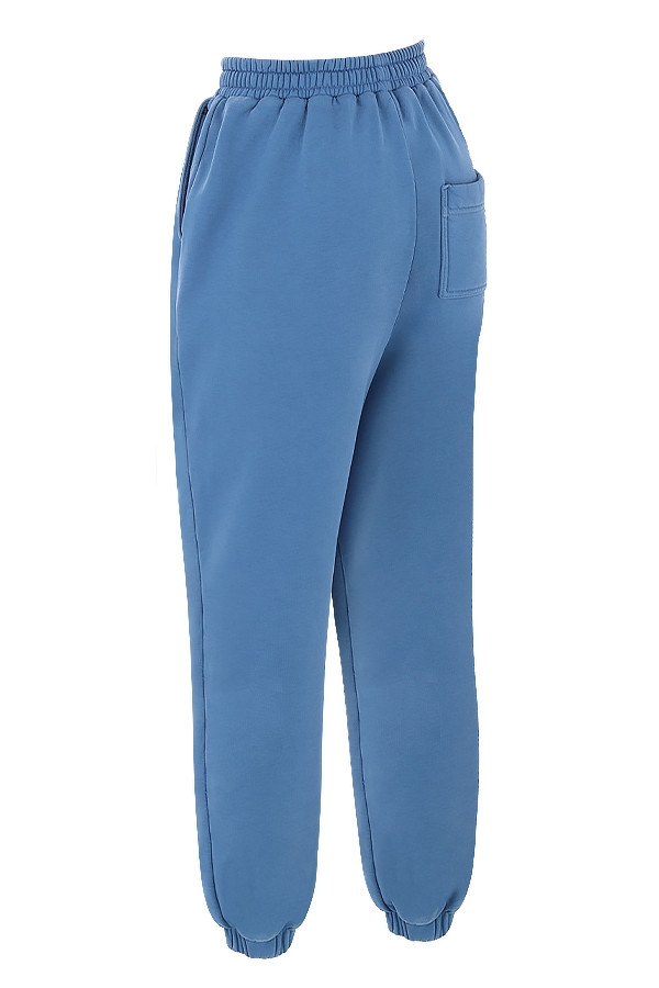 Sky-Azure Fleece Back Jogging Trouser