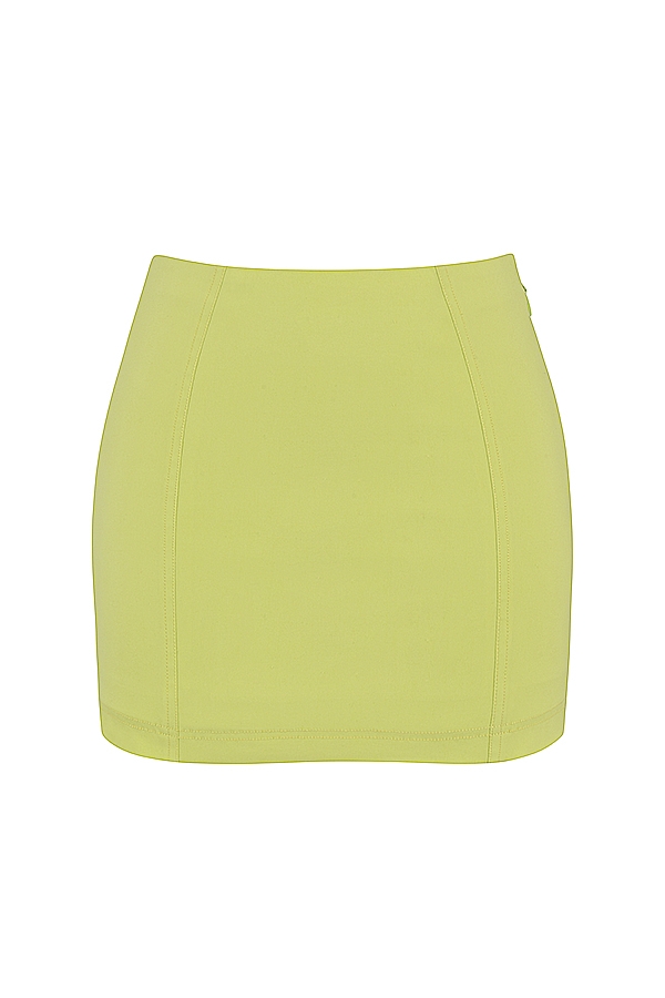Nisha-Neon Sculpting Mini Skirt