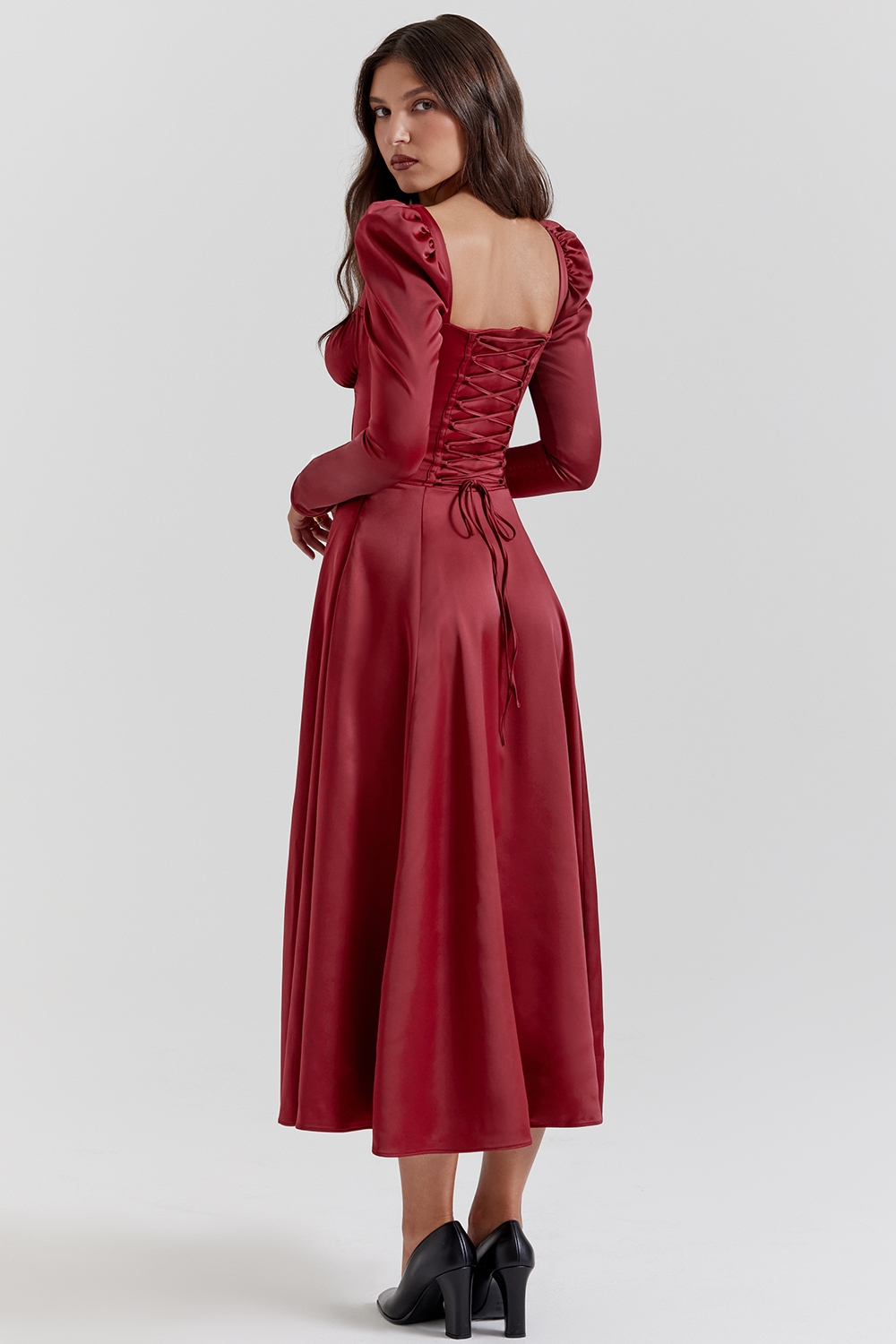 Sebille-Ruby Corset Midi Dress