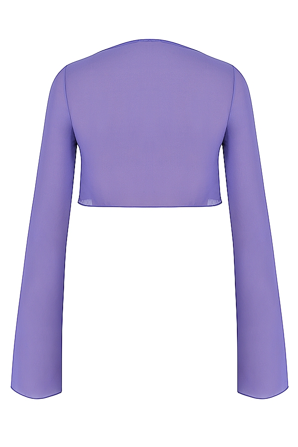 Marseille-Violet Cover Up Top