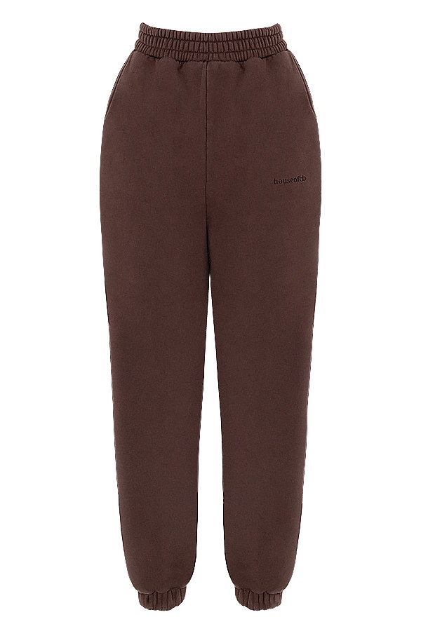 Sky-Chocolate Fleece Back Jogging Trouser