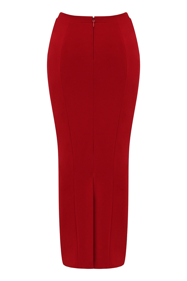 Nayara-Red Rose Maxi Skirt