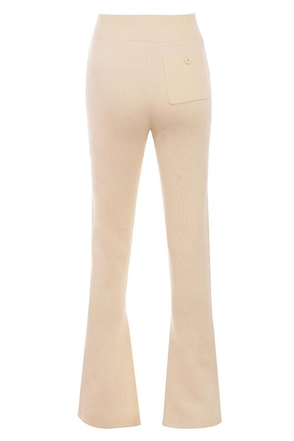 Nereida-Cream Cashmere Blend Trousers - SALE