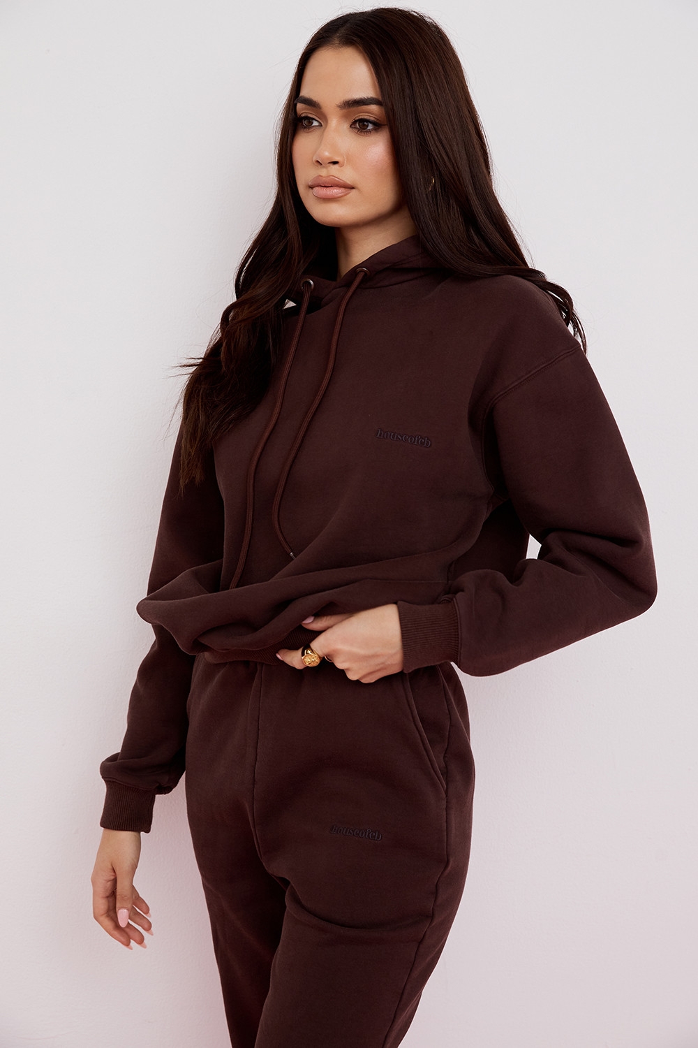 Halo-Chocolate Oversized Hoodie