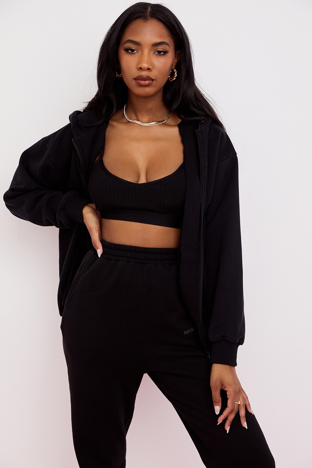 Storm-Ink Zip Through Hoodie