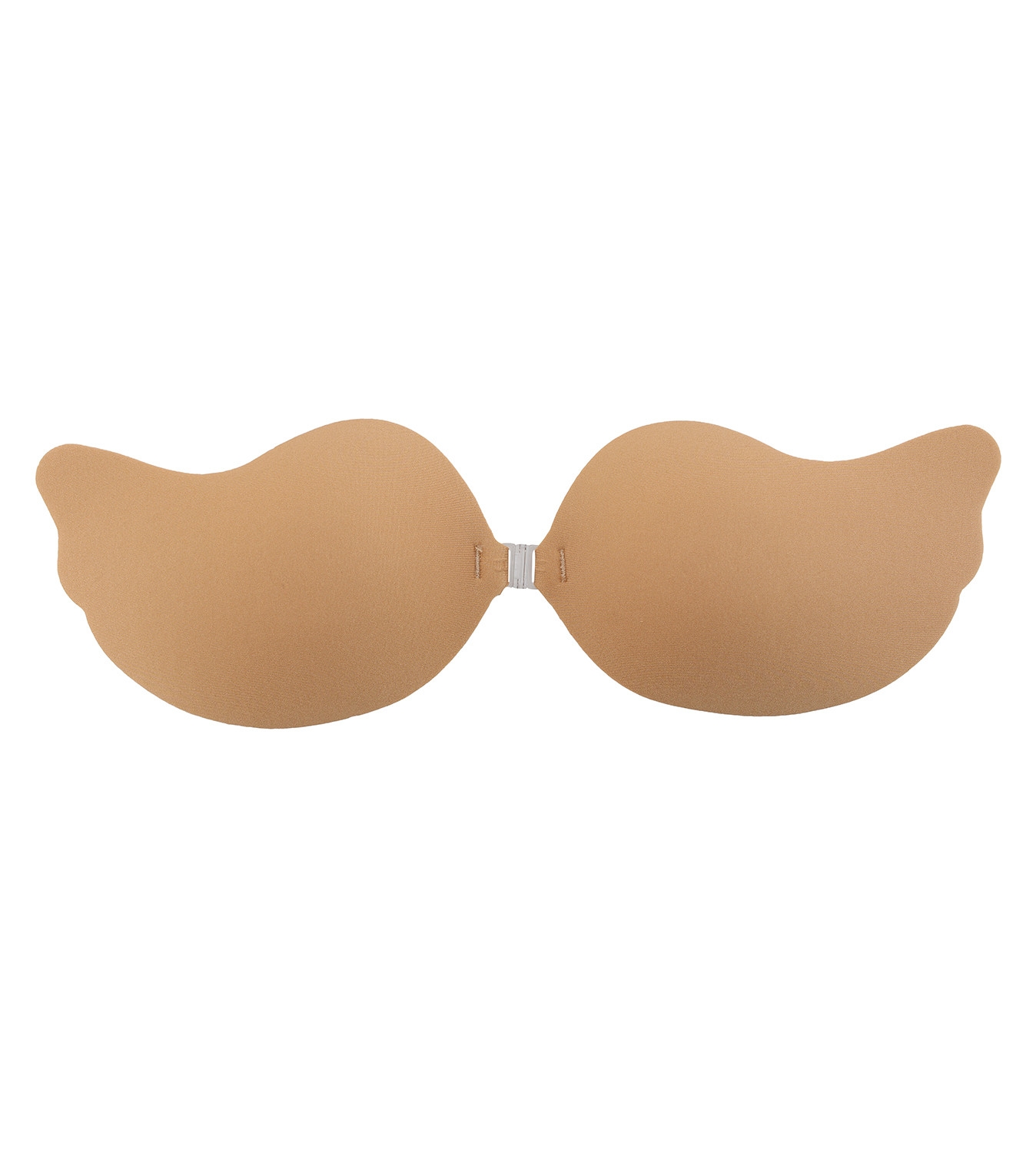 V-Front Fastening Moulded Microfibre  Bra - Caramel